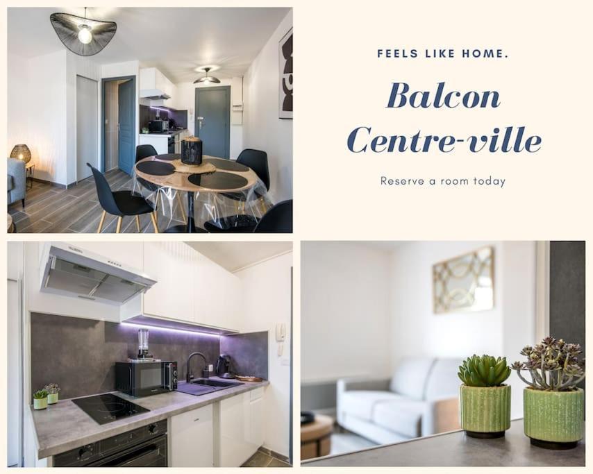 Panoramique Balcon Wifi Centre-Ville มีโญ ภายนอก รูปภาพ